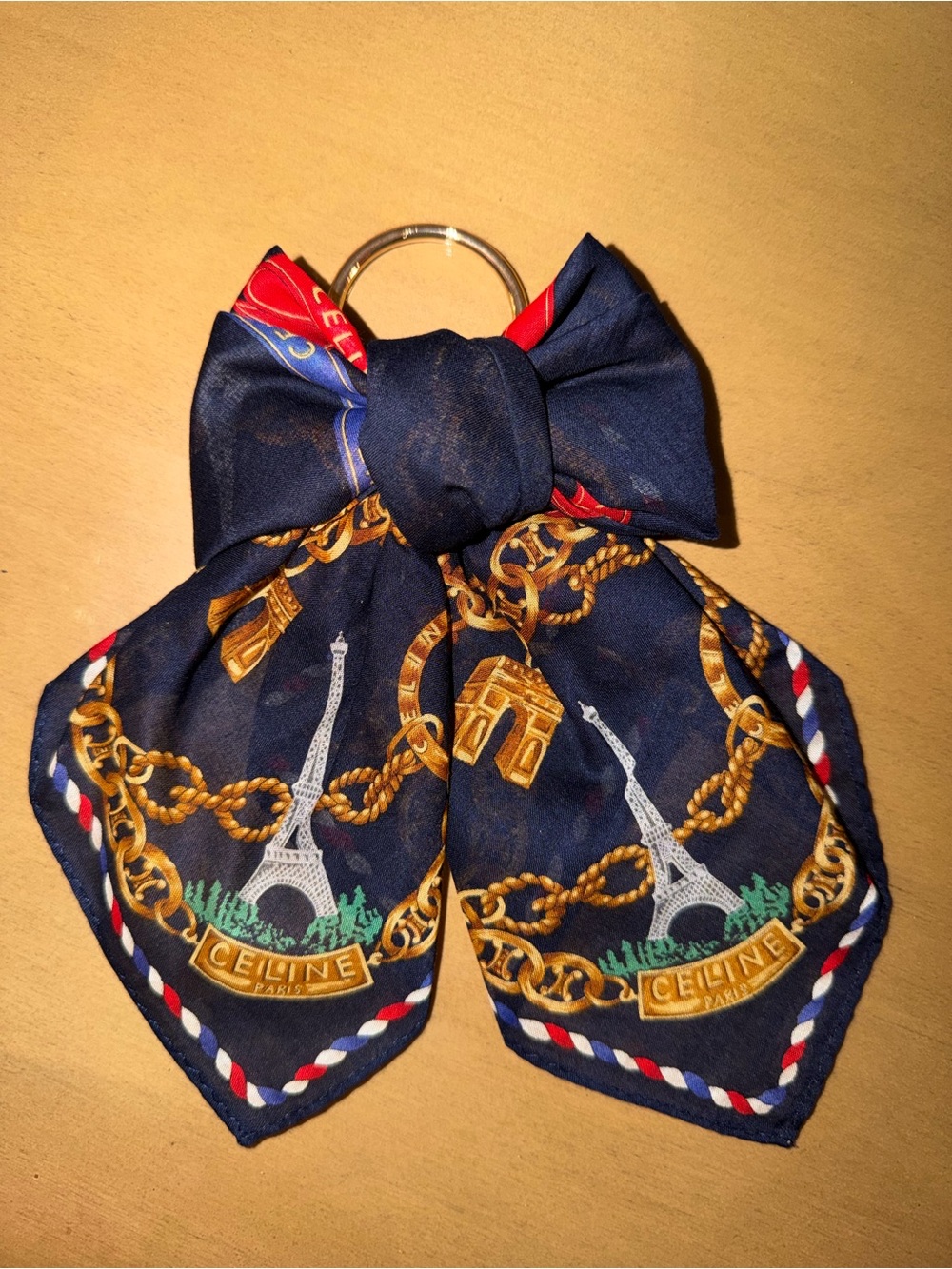 Celine Scarf bow charm